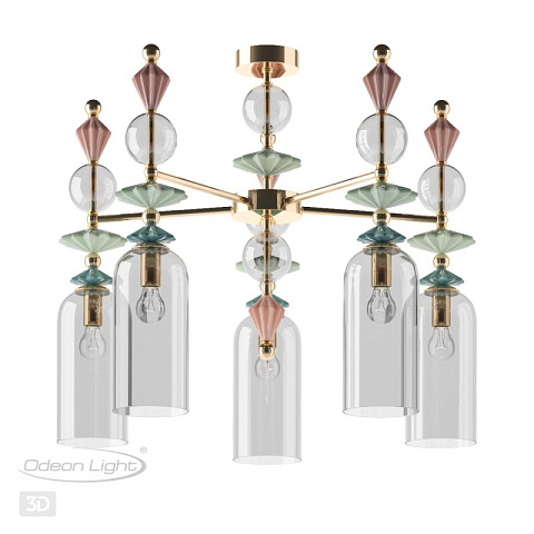 Люстра на штанге Odeon Light 4855/5C