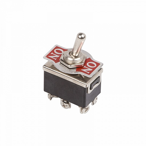 Тумблер 250V 10А (6c) ON-(ON) двухполюсный Rexant