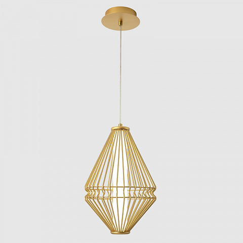 Подвесной светильник Crystal Lux CUADRA SP18W LED GOLD