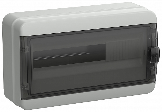 IEK TEKFOR Корпус пласт. КМПн-18 IP65 черн. прозр. дверь