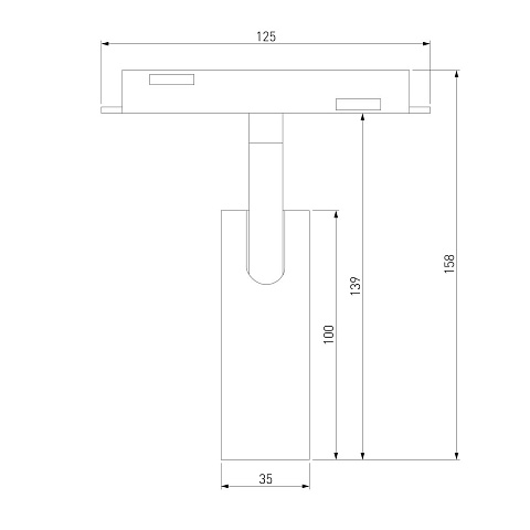 Трековый светодиодный светильник Elektrostandard (Умный дом) Slim Magnetic Dim Cubo 85070/01 черный a063530
