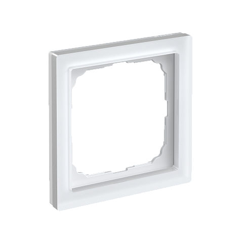 Systeme Electric ArtGallery Pure Матовое органическое стекло Белый Рамка 1-ая