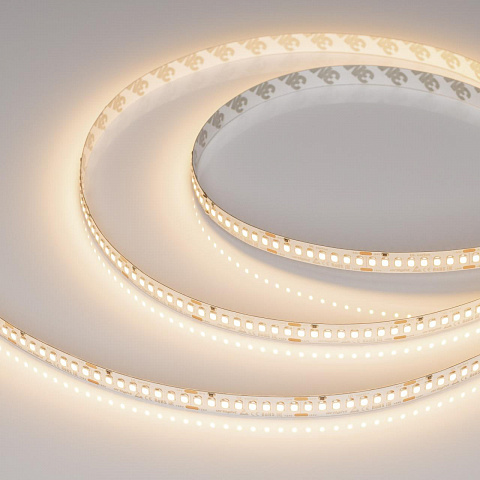 Светодиодная лента Arlight 20W/m 200LED/m 2835SMD теплый белый 5M UL-A200-10mm 24V Warm3000 037224