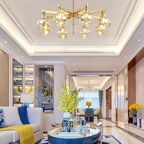 Подвесная люстра Imperium Loft Carmella Globe Pendant 10 84795-22