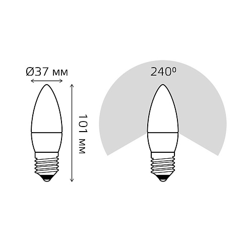 Светодиодная лампа Gauss 103102110