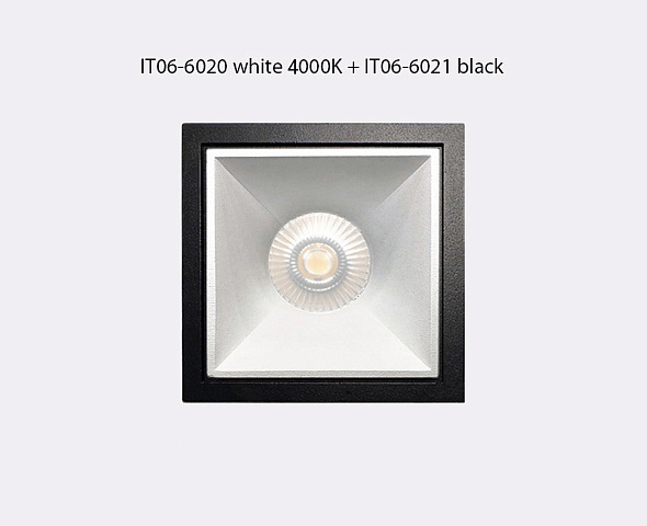 Встраиваемый светодиодный светильник Italline IT06-6020 white 4000K