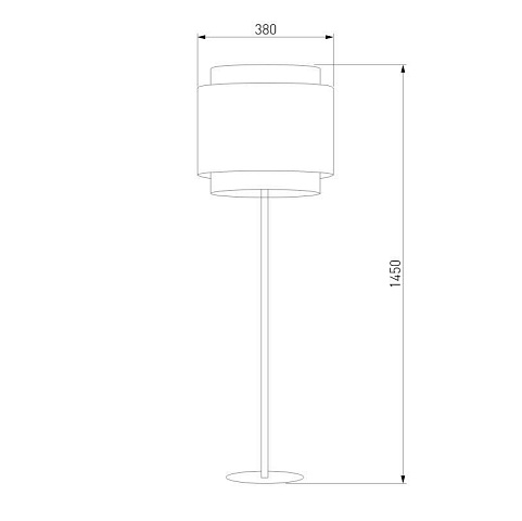Торшер TK Lighting 5568 Boho Black