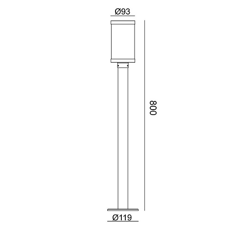 Садово-парковый светильник Escada 30003G/02