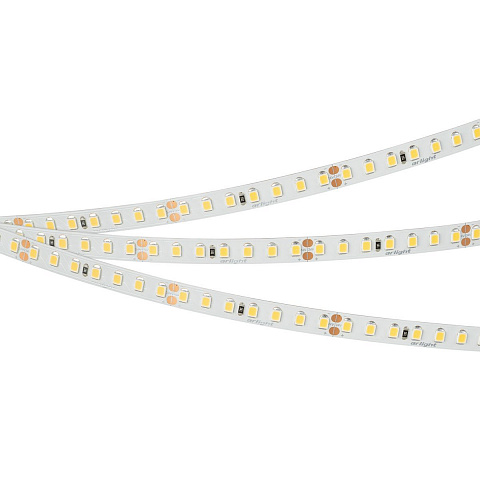 Светодиодная лента Arlight 10W/m 140Led/m 2835SMD теплый белый 5M UL-A140-8mm 24V Warm2700 046977