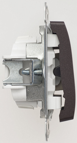 Systeme Electric Glossa Шоколад Выключатель 1-клавишный сх.1, 10AX