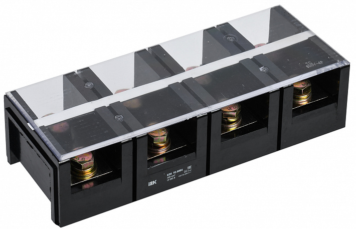 IEK Блок зажимов БЗН TC-6004 300 мм2 600A 4 пары