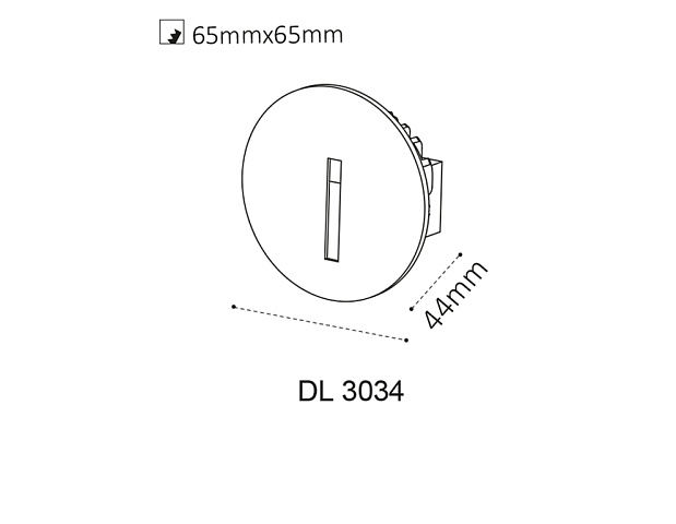 Подсветка ступеней лестницы ITALLINE DL 3034 white