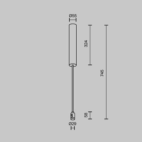 Стойка Maytoni TRA159C-BB1-BS