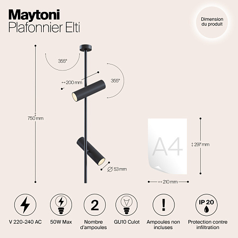 Спот Maytoni C021CL-02B