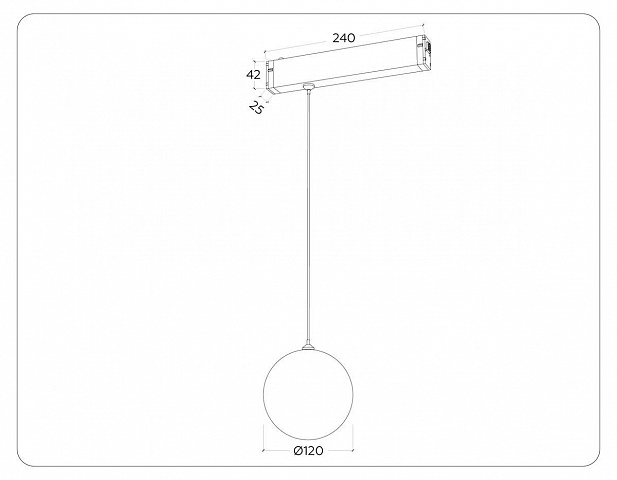 Светильник на шине Ambrella Light GL1441
