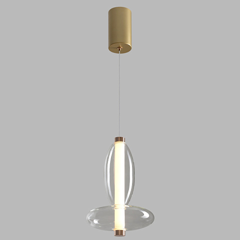 Подвесной светильник Crystal Lux QUASAR SP7W LED TRANSPARENT