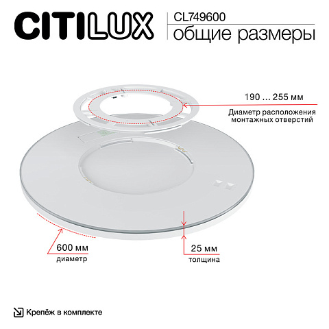 Накладной светильник Citilux CL749600