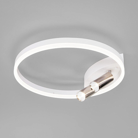 Потолочная светодиодная люстра Eurosvet Luminari 90247/3 белый/хром Smart