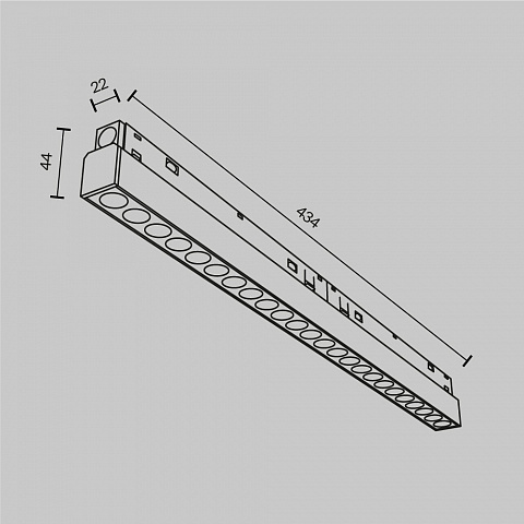 Светильник на шине Maytoni TR031-2-24W2.7K-B