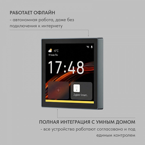 Настенная панель управления Denkirs DK7405-BK