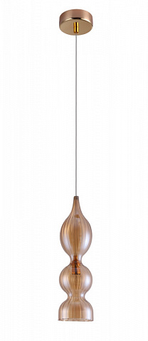 Подвесной светильник Crystal Lux IRIS SP1 B AMBER