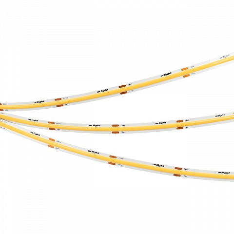 Светодиодная лента Arlight 8W/m 480LED/m CSPSMD холодный белый 5M COB-X480-8mm 24V White6000 039057