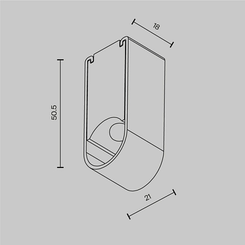 Соединитель для шинопровода Maytoni CA010SM-B