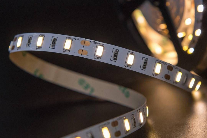Светодиодная лента SWG 12W/m 60LED/m 5630SMD теплый белый 5M 001690