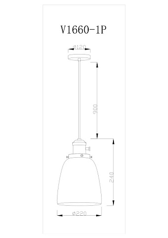 Подвесной светильник Moderli V11518-1P