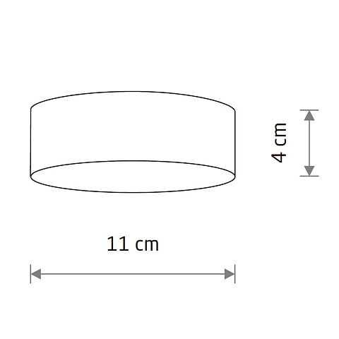Потолочный cветильник Nowodvorski Lid Round Led Black 10415