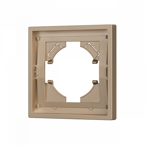 Рамка пластиковая FRM-TENDO-PL-1-GD Arlight 053838