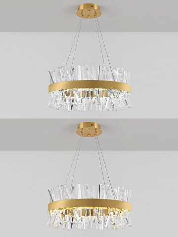 Подвесной светодиодный светильник Natali Kovaltseva Smart Нимбы Innovation Style 83047