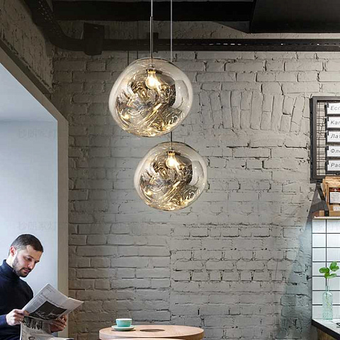Подвесной светильник Imperium Loft Tom Dixon Melt Pendant Silver D50 233055-22
