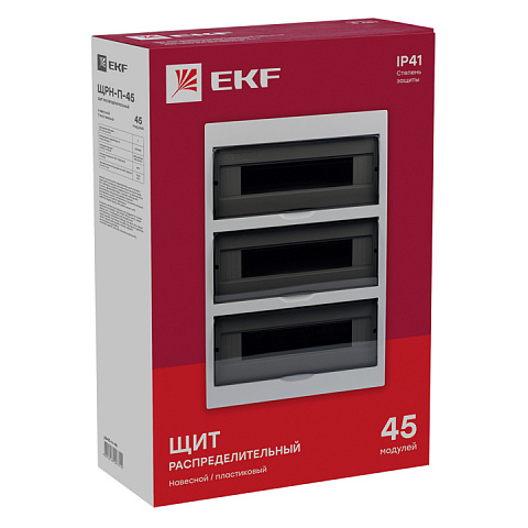 EKF PROxima Щит распред. навесной ЩРН-П-45 IP41