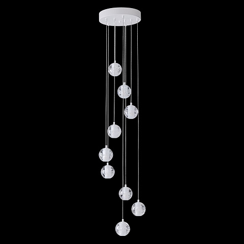 Каскадная люстра Crystal Lux GASPAR SP9 D300 WHITE