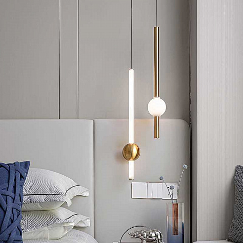 Подвесной светильник Imperium Loft Wand Vrt A H50 Brass 345103-23