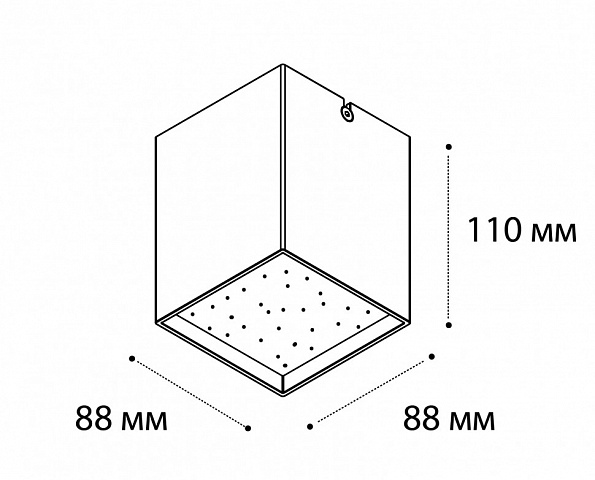 Накладной светильник ITALLINE DL 3028 white 3000K