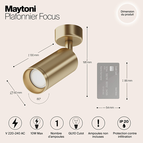 Спот Maytoni C017CW-01MG
