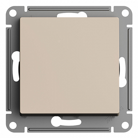 Systeme Electric AtlasDesign Песочный Переключатель 1-клавишный, сх.6, 10АХ, механизм
