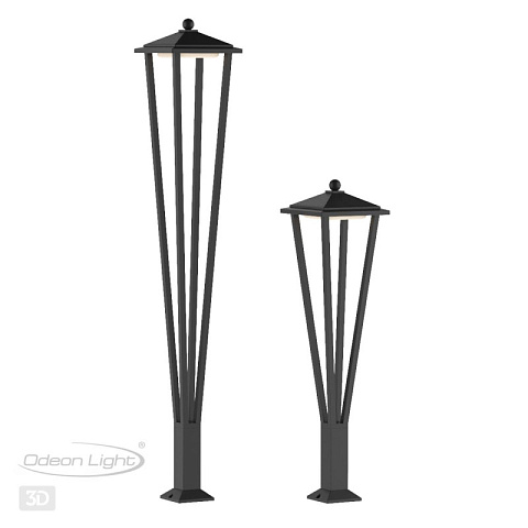 Садово-парковый светильник Odeon Light 6655/12GA