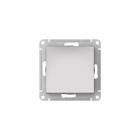 Systeme Electric AtlasDesign Aqua Алюминий Переключатель 1-клавишный IP44,сх.6, 10АХ,мех., быстрозажим. клем.