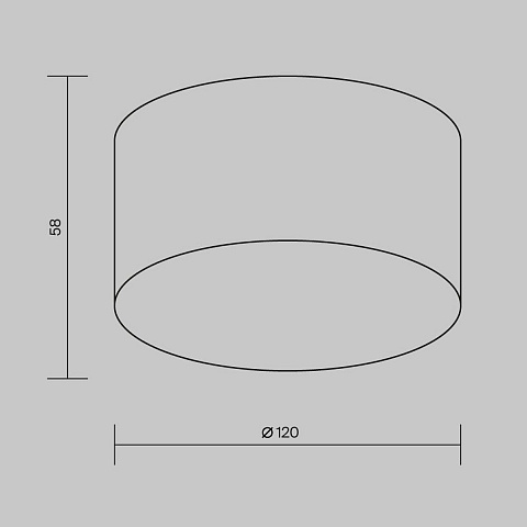 Уличный потолочный светодиодный светильник Maytoni Outdoor Zon IP O430CL-L15B4K