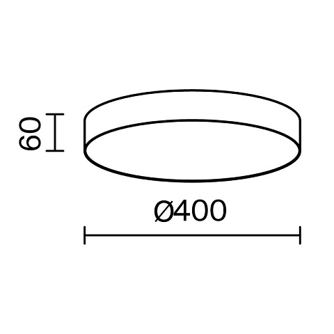 Накладной светильник Maytoni C032CL-45W3K-RD-W