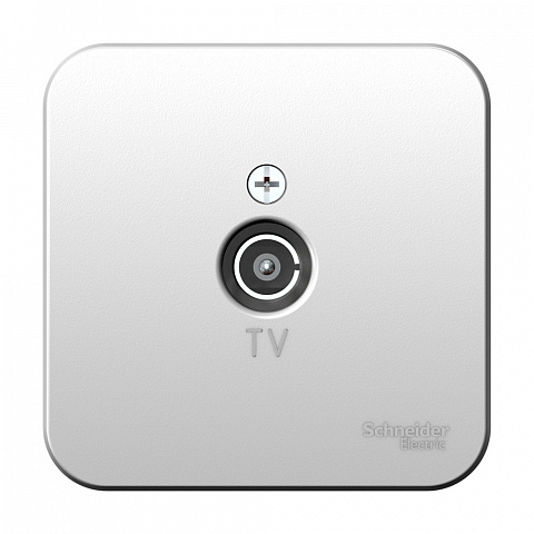 Systeme Electric Blanca наруж Алюминий Розетка TV, изолир. пластина