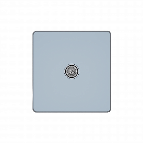 Systeme Electric Systeme Infinity Стальное небо Розетка телевизионная TV/FM 5-1000MГц