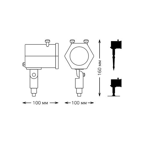 LED проектор Gauss HL093