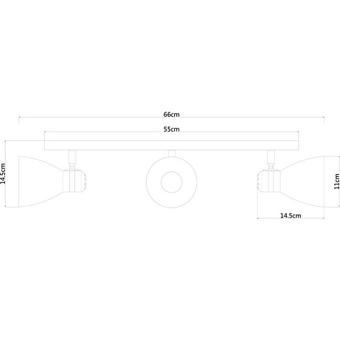 Спот ARTE Lamp A5049PL-3BK