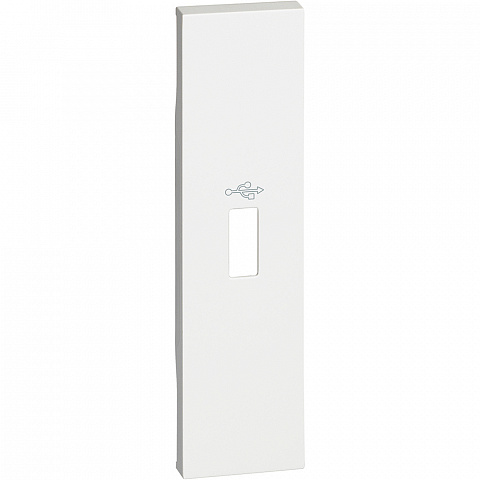 BT Living now Белый Лицевая панель для разьемов передачи данных USB 1 мод