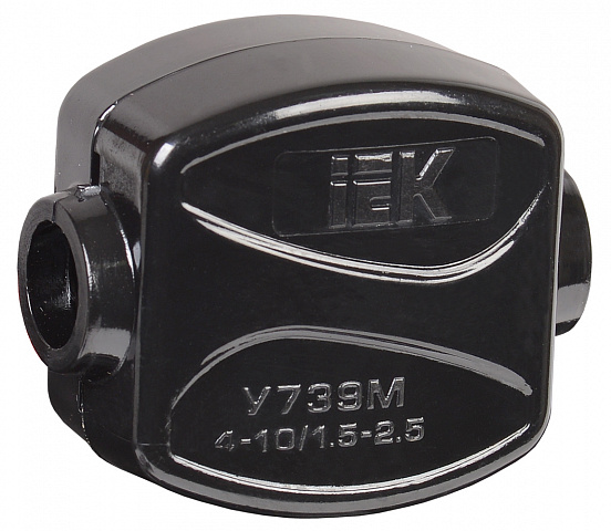 IEK Зажим ответвительный У-739М (4-10/1,5-2,5 мм2) IP20