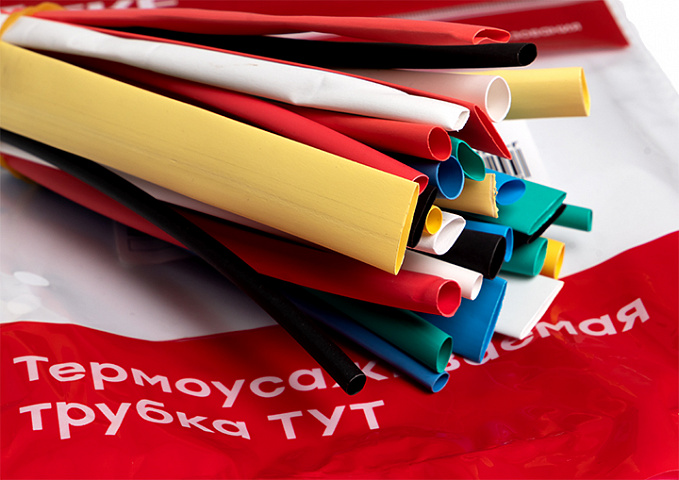 EKF PROxima Набор ТУТ нг: 6 цветов по 5шт. Разного диаметра (3/1,5; 4/2; 5/2,5; 6/3; 8/4) 100мм.